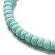 Handgefertigte Perlen aus gefrostetem Porzellan PORC-E017-01M-3