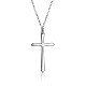 925 Sterling Silver Necklace NJEW-BB30326-7