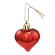 День святого Валентина гальванические пластиковые подвески в форме сердца украшения KY-D020-02C-4