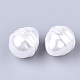 Cuentas de perlas de imitación de plástico abs ecológico OACR-T012-09B-2