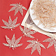 PH PandaHall 50pcs Maple Leaf Pendant Monstera Leaf Charms Metal Embellishments Stainless Steel Hollow Leaf Pendants for Jewelry Making DIY Bracelet Necklace Decoration IFIN-PH0001-83-5