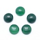 Cabuchones de ágata de ónix verde natural X-G-P393-R43-10mm-1