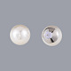 Clous d'oreilles en plastique imitation perles EJEW-JE03618-01-2