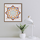 FINGERINSPIRE Eid al-Fitr Drawing Stencil 30x30cm Reusable Eid al-Fitr Theme Painting Stencil Mandala Stencil Moon Star Stencil for Painting on Furniture DIY-WH0172-599-6