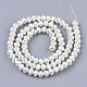 Spray Painted Glass Pearl Beads Strands X-HY-T001-002A-08-2