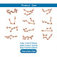 Fashewelry 2 компл. цинковый сплав со стеклянными стразами ювелирные изделия кулон аксессуары FIND-FW0001-07-6