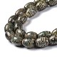 Tibetan Style dZi Beads Strands TDZI-E005-01H-3