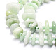 Chapelets de perles naturelles de jade du Myanmar/jade de Birmanie G-E569-J14-3