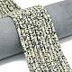 Natur Dalmatiner Jaspis Perlen Stränge&nbsp;G-P575-B03-4x2mm-1