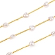 Handgefertigte Perlenketten aus Messing CHC-F011-07-G-2
