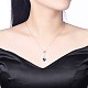 Trendy 925 Sterling Silver Pendant Necklace NJEW-BB30779-A-2