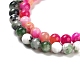 Chapelets de perles en jade persan naturel&nbsp;G-D434-6mm-M-3
