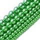 Gefärbten Glasperlen runde Perlen-Stränge HY-X0001-04-4