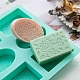 Moules en silicone de savon de bricolage SOAP-PW0001-026A-2