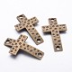 Alloy Hammered Cross Links connectors PALLOY-AD49200-AB-FF-2