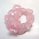 Natural Rose Quartz Beads Strands G-G217-33x30mm-06-2