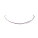 Facettierte Halsketten aus Glasperlen mit Farbverlauf für Damen NJEW-JN04195-5