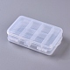 Double Layer Plastic Storage Container CON-WH0069-87-1