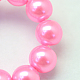Chapelets de perle en verre peint de cuisson HY-Q003-5mm-68-3