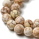 Brins de perles de magnésite naturelle G-S373-003-6mm-6