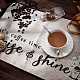 Kaffee Thema Diablement Fort Tasse Matten AJEW-WH0201-003-6