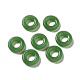 ガラスフレームコネクター  イミテーション翡翠  丸いリング  グリーン  16x4mm  内径：7.8mm GLAA-M043-03A-02-1