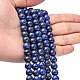 Natural Lapis Lazuli Beads Strands X-G-G099-8mm-7-4