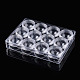 Rectangle Polystyrene Plastic Bead Storage Containers CON-N011-046A-3