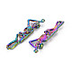 Colgantes de aleación de color arcoíris PALLOY-S180-275-NR-3