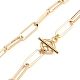Star & Moon & Cross Brass Lariat Necklaces Sets NJEW-JN03041-21