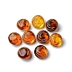 Perles acryliques transparentes imitation ambre X-MACR-D071-02E-2