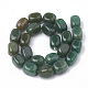 Natürlichen grünen Aventurin Perlen Stränge G-S299-77-2