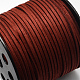 スエード調コード  フェイクレース  暗赤色  2.7x1.4mm  約98.42ヤード（90m）/ロール LW-R007-1048-2