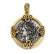Кулоны из экологически чистой латуни KK-M258-13ASAB