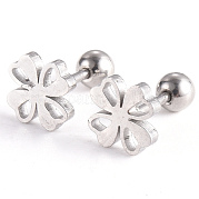 Серьги-штанги для хрящей из нержавеющей стали 201 EJEW-R147-12