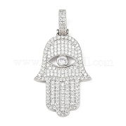 Латунные микро проложить кубического циркония подвески KK-R224-09P