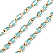 304 handgefertigte Perlenkette aus Edelstahl CHS-K019-02G-07