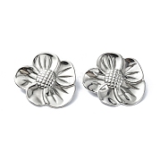 Серьги-гвоздики из нержавеющей стали 304 STAS-L024-004P-01