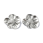 304 Stainless Steel Stud Earrings STAS-L024-004P-01