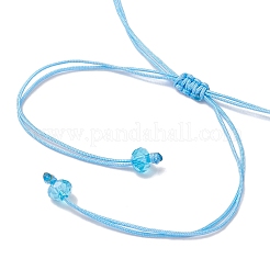 Braccialetti di perline di vetro intrecciate galvanizzate&nbsp;BJEW-MZ00183-01