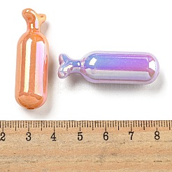 Uv placcato perline di acrilico&nbsp;OACR-G039-04