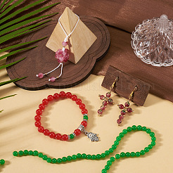 2 brin de perles de jade malaisien naturel&nbsp;G-TA0003-35A-04