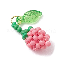 Rosenanhänger aus Glasperlen&nbsp;PALLOY-MZ00627-05