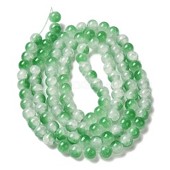 Perles de verre imitation jade à craqueler&nbsp;DGLA-T003-8mm-M