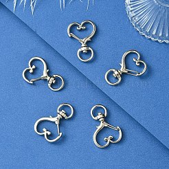20 Stück 4 Stile Herz/Stern Legierung Schwenkverschlüsse&nbsp;FIND-YW0005-60
