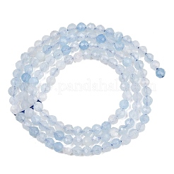 Natürliche Aquamarin Perlen Stränge&nbsp;G-Z163-C01-3mm