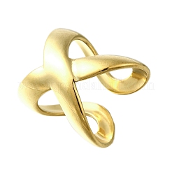 Anillos de puño ajustables de acero inoxidable 304 para mujer&nbsp;RJEW-B123-01G-02