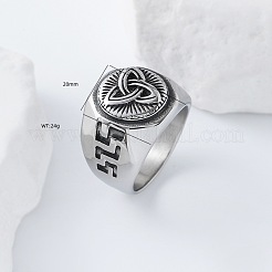 304 Edelstahl Fingerringe für Männer&nbsp;VP8445-1