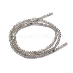 Natürliche Eis Obsidian Perlen Stränge&nbsp;G-E411-35-2mm