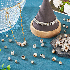 90 Stück 6 Stile Legierung Strass Ton Pflaster Perlen&nbsp;ALRI-TA0001-29